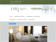 Tablet Screenshot of citq.qc.ca
